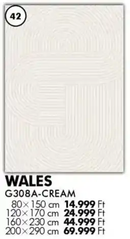 Diego Szőnyeg Wales Cream ajánlat