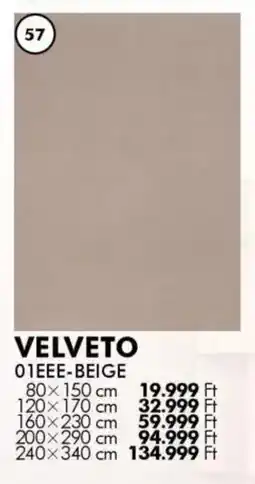 Diego Szőnyeg Velveto Beige ajánlat