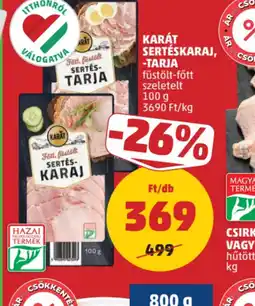 PENNY KARÁT SERTÉSKARAJ, -TARJA ajánlat