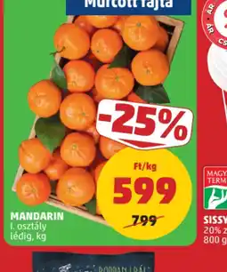 PENNY MANDARIN ajánlat