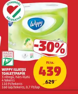 PENNY WIPPY ILLATOS TOALETTPAPÍR ajánlat