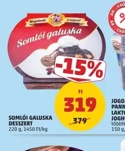 PENNY SOMLI GALUSKA DESSZERT ajánlat