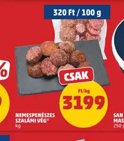 PENNY NEMESPENÉSZES SZALÁMI VÉG ajánlat