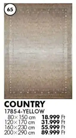 Diego Szőnyeg Country Yellow ajánlat