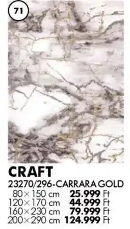 Diego Szőnyeg Craft Carraga Gold ajánlat