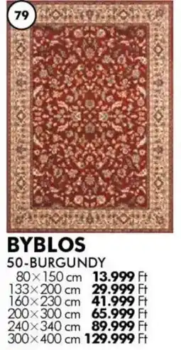 Diego Szőnyeg Byblos Burgundy ajánlat