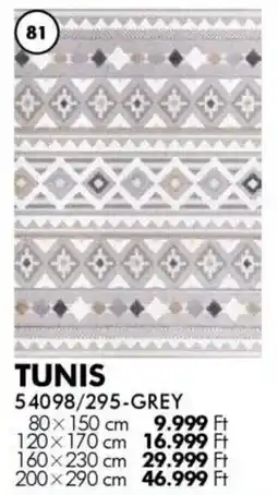 Diego Szőnyeg Tunis Grey ajánlat