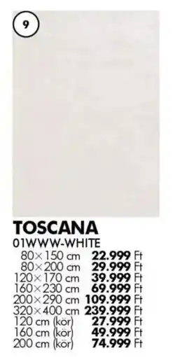 Diego Szőnyeg Toscana White ajánlat