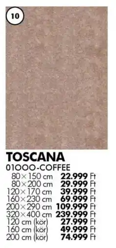 Diego Szőnyeg Toscana Coffee ajánlat