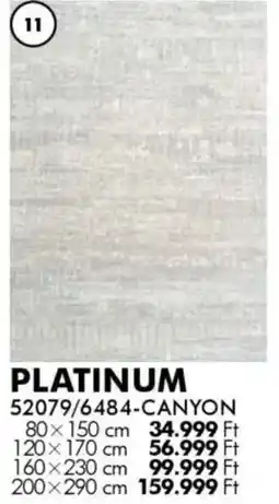 Diego Szőnyeg Platinum Canyon ajánlat