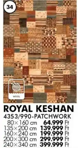 Diego Szőnyeg Royal Keshan Patchwork ajánlat