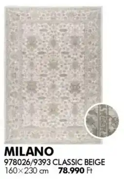 Diego Szőnyeg Milano Classic Beige ajánlat