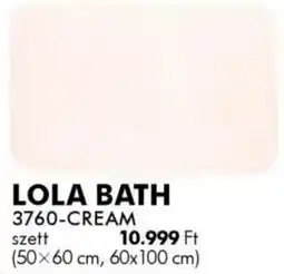 Diego Szőnyeg Lola Bath Cream ajánlat