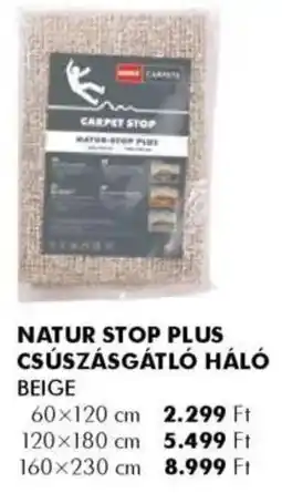 Diego Natur stop plus csúszásgátló háló beige ajánlat