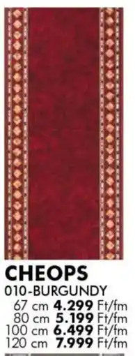 Diego Szőnyeg Cheops Burgundy ajánlat