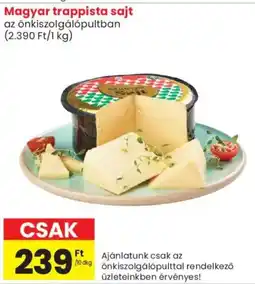 Spar Market Magyar trappista sajt ajánlat