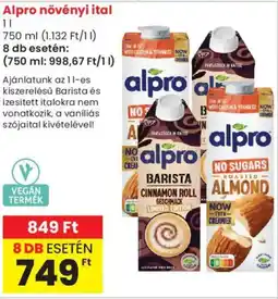 Spar Market Alpro növényi ital ajánlat