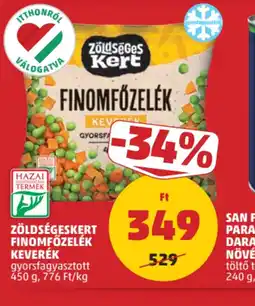 PENNY ZÖLDSÉGESKERT FINOMFŐZELÉK KEVERÉK ajánlat