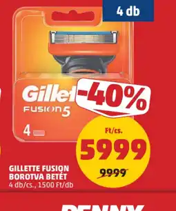 PENNY GILLETTE FUSION BOROTVA BETÉT ajánlat