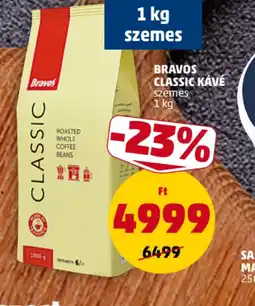 PENNY Bravos CLASSIC KÁVÉ ajánlat