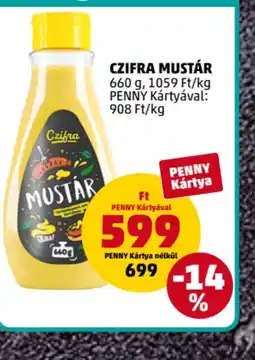 PENNY CZIFRA MUSTÁR ajánlat