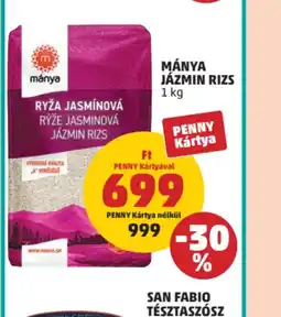 PENNY MÁNYA JÁZMIN RIZS ajánlat