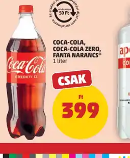 PENNY COCA-COLA, COCA-COLA ZERO, FANTA NARANCS ajánlat