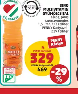 PENNY BINO MULTIVITAMIN GYÜMÖLCSITAL ajánlat