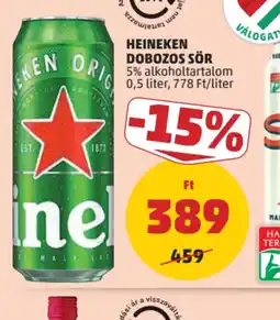 PENNY HEINEKEN DOBOZOS SÖR ajánlat