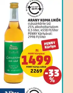 PENNY ARANY KOMA LIKŐR ajánlat