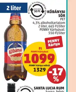 PENNY KŐBÁNYAI SÖR ajánlat