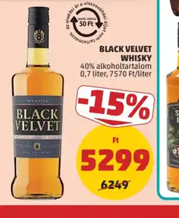 PENNY BLACK VELVET WHISKY ajánlat
