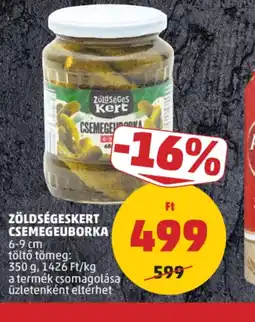PENNY ZÖLDSÉGESKERT CSEMEGEUBORKA ajánlat