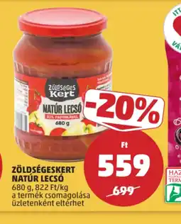 PENNY ZÖLDSÉGESKERT NATÚR LECS ajánlat
