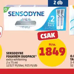 PENNY SENSODYNE FOGKRÉM DUOPACK ajánlat