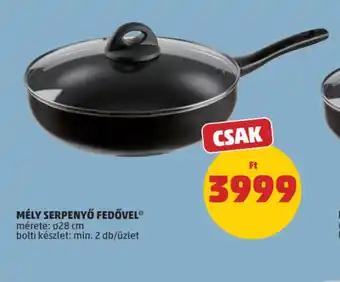 PENNY MÉLY SERPENYŐ FEDŐVEL ajánlat