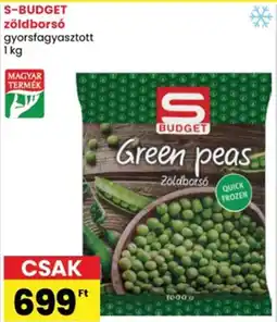 Spar S-BUDGET zöldborsó ajánlat