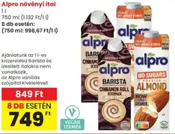 Spar Alpro növényi ital ajánlat