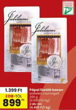 Spar Pápai füstölt bacon ajánlat