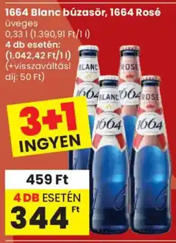 Spar 1664 Blanc búzasör, 1664 Rosé ajánlat