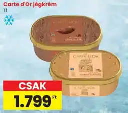 Spar Carte d'Or jégkrém ajánlat
