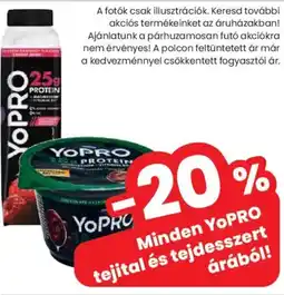 Spar YoPRO tejital és tejdesszert ajánlat