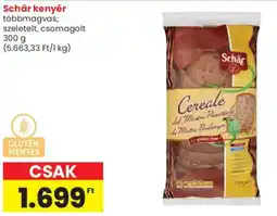 Spar Schär kenyér ajánlat