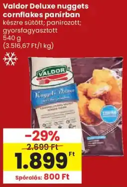 Spar Valdor Deluxe nuggets cornflakes panírban ajánlat
