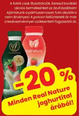 Spar Real Nature joghurtital ajánlat