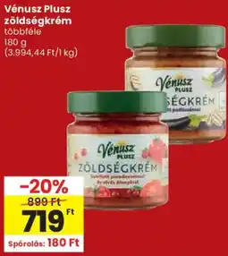 Spar Vénusz Plusz zöldségkrém ajánlat