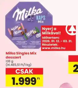 Spar Milka Singles Mix desszert ajánlat