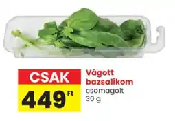 Spar Vágott bazsalikom ajánlat