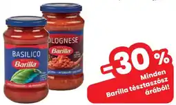 Spar Barilla tésztaszósz ajánlat