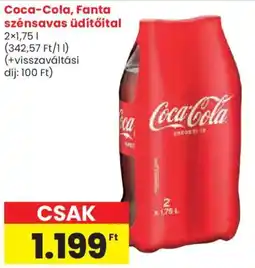 Spar Coca-Cola, Fanta szénsavas üdítőital ajánlat